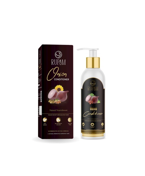 RUPAM Onion Hair Conditioner for Women | Promotes Hair Growth and Reduces Hair Fall | Sulfate and Paraben Free